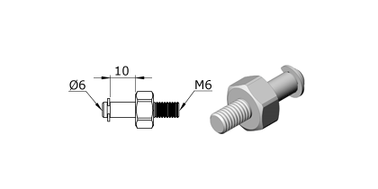 Technical drawing - Endfitting - Brackets mandrel